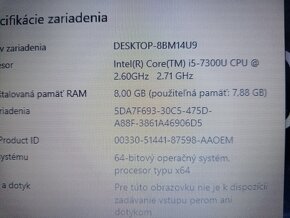 Dell Latitude 7290 , Intel® Core™i5 , 8gb ram ,bez baterky - 4