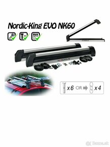 Nordrive Nordic King Evo nosič 6 párov lyží/4 snowboardy - 4