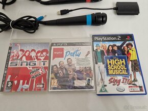 Singstar mikrofóny + hry pre PlayStation 2 a PlayStation 3 - 4