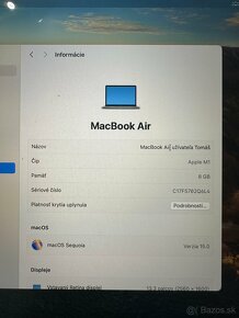 Apple MacBook Air 13” M1 256 GB - Space Grey SK - 4