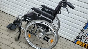 invalidny vozík 45cm pridavne brzdy pre asistenta parle pas - 4
