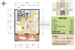 2 i byt + loggia pred dokončením, Panoráma - rezervovaný - 4