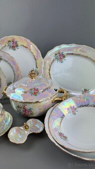 Jedálenský servis, jedálenská súprava, karlovarský porcelán - 4