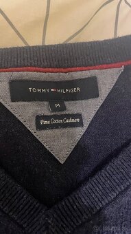 Kašmirové panske svetre Tommy hilfiger vel. M - 4