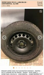 ZIMNÁ SADA 5X112 VW-SEAT-ŚKODA-AUDI NA PL.DISKOCH S PNEU - 4