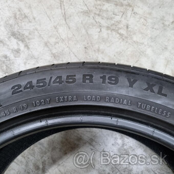 Letné pneumatiky 245/45 R19 CONTINENTAL DOT1521 - 4