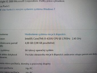 predám Hp elitebook Folio 1040 G1 , Intel i5 , 4gb ram , ssd - 4