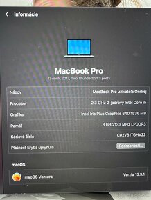 MacBook Pro 2017 - 4