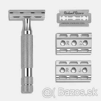 Holiaci strojček Rockwell Razors 6C Classic White Chrome - 4