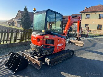 Minibagr Kubota KX030-4 hyd.svahovka+podkopy, 3t - 4