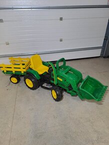 PegPerego John Deere + Vlečka+Nakladač - 4