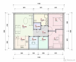 Predám rodinný dom bungalov (skoro na kľúč) blízko Púchova - 4