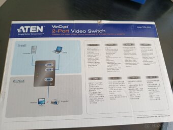 ATEN VGA prepínač 2:1, elektronický, automatický (VS201) - 4