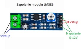 Audio zosilňovač 0,5W - 4