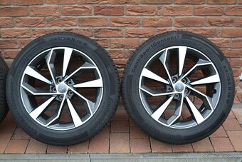 5x112 R19 Letna sada Original Audi Q5  + 235/55 R19 Contin. - 4