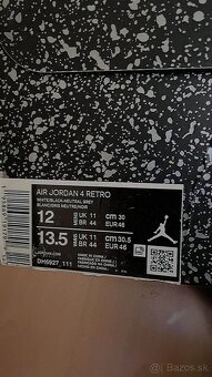 Predam nike air jordan 4 military black 1:1 - 4