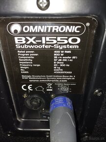 Subwoofer Omnitronic 400/800W - 4