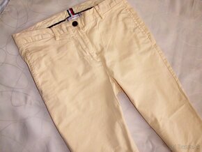 Tommy Hilfiger 7/8 dámske chino nohavice elastan  M - 4