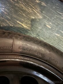 Zimné pneumatiky 205/55 R16 Bridgestone na diskoch - 4