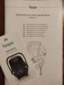 Autosedacka vajicko Zopa X1 Plus i-size - 4