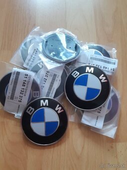 BMW EMBLEM/ZNAK 82/78/74 a 68mm krytky do kolies - 4