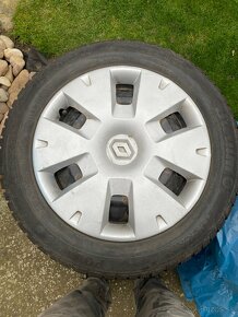 Plechove disky 15” (ET43x346) + puklice renault - 4