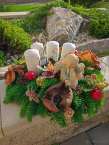 Vianočný adventný veniec - 4