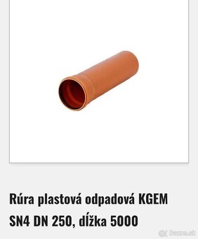 PVC kanalizačné rúry 250 a 300 - 4