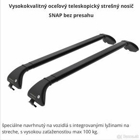 Strešné nosiče Nordrive Snap steel - 4