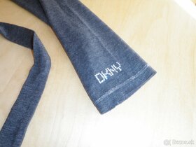 úpletové šede šaty zn. DKNY - vel. XXS - 4