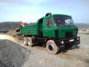 Preprava sypkých materiálov Tatra 815, Scania , autodoprava - 4