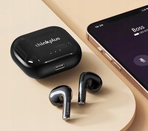 Bluetooth slúchadlá s mikrofónom Lenovo, čierne - 4