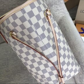 LV Neverfull dámská velká kabelka tote bag - 4