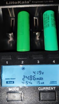 Predám Li-ion bateria 18650 SONY/Murata VTC5A 2600mAh 25A - 4