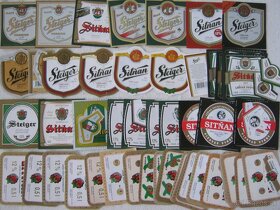 pivní pivné etikety pivovar Vyhně 246ks 1948-2020 - 4