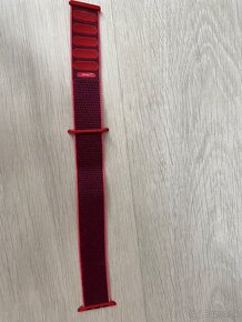 Remienok Apple Watch 44mm Red Sport Loop - 4