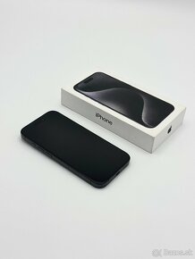 Apple iPhone 15 Pro 128GB Titanium Black 100% Zdravie Záruka - 4