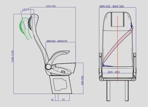 Sedadlá Smart line 3075 Homologace M1 - 4