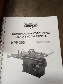 Kombi stroj pila s predrezom+freza KFP 300, Dlabacka KDR 30 - 4