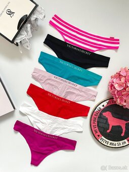 Victoria’s Secret PINK nohavičky tanga M - 4