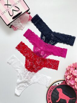 Victoria’s Secret PINK nohavičky tanga M - 4