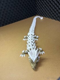 Flexibilný kryštálový drak 3D tlač - 4