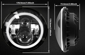 Predné LED Svetlá 178mm - 4