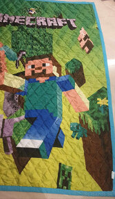 prehoz cez posteľ Minecraft  150 x 190 cm - 4