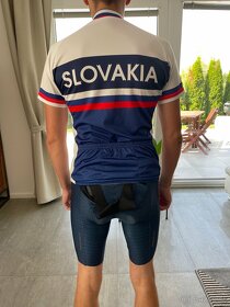 Slovakia cyklisticke tricko s vreckami, medium - 4