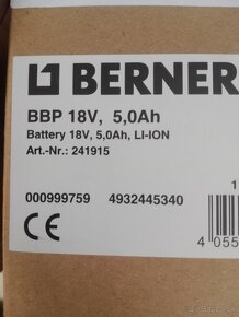 Li-Ion 18V. 5,0Ah Berner akú baterka - 4