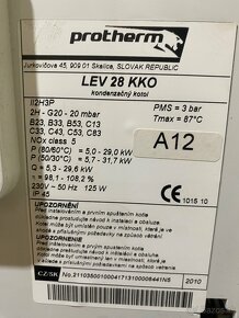 Predám plynový kondenzačný kotol Protherm LEV 28 KKO - 4