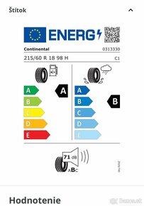 Letné pneumatiky Continental EcoContact 6Q 215/60 r18 - 4