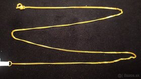 Zlatá retiazka 333 (8k) , 1,2mm , 45cm , 1,80g - 4