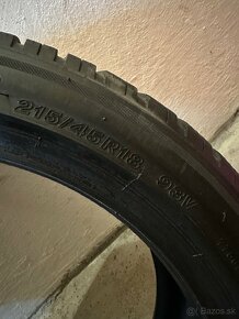 215/45 R18 93V - Bridgestone Blizzak Lm005 - 2ks zimne - 4